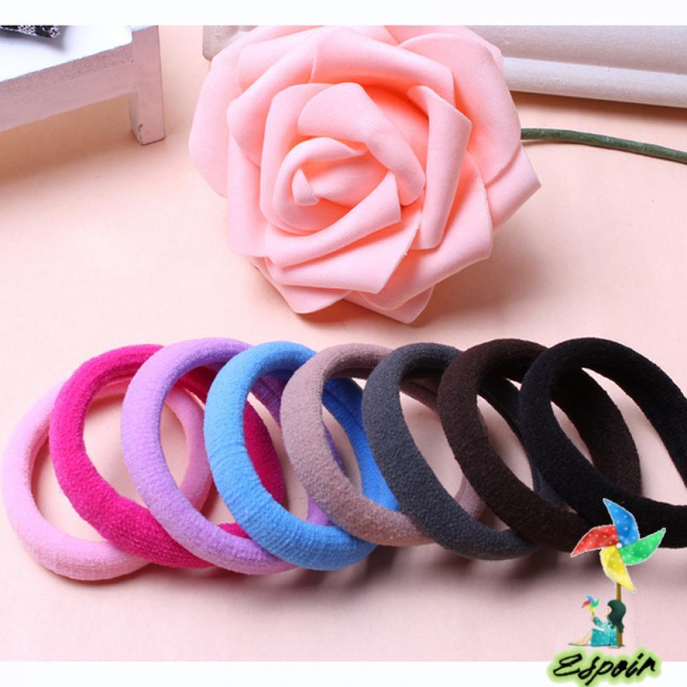 ESPO Set 10 Băng Đô Co Giãn Màu Sắc Kẹo Ngọt Đáng Yêu