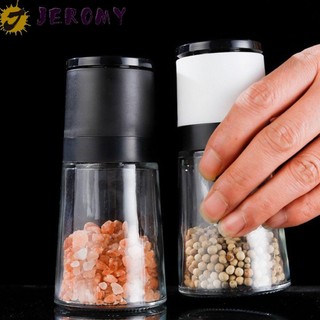 Jeromy dụng cụ xay tiêu bằng tay đầu gỗ tự nhiên