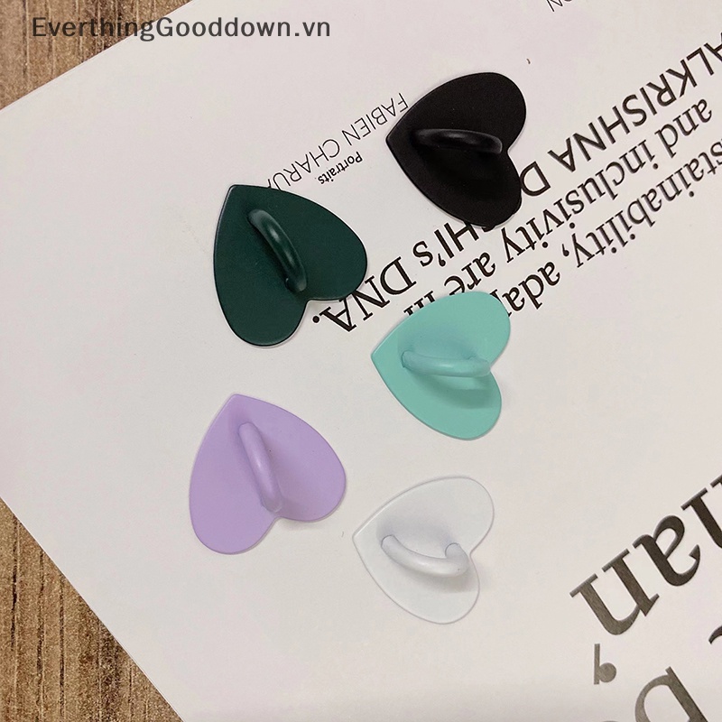 Everthinggooddown 1 Nút Kim Loại Trơn Hình Trái Tim Trang Sức / Túi Xách / Điện Thoại diy vn