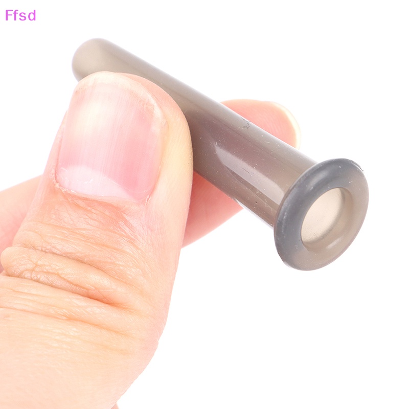 Bộ 1 / 4 Cốc Giác Hơi Mát Xa Cơ Thể Bằng Silicon Màu Đen