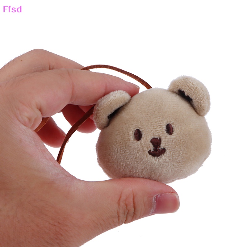 {Ffsd} Móc Khóa Nhỏ Thêu Tên Trang Trí Túi Xách Thời Trang Tinh Tế Hình Chú Gấu Dễ Thương