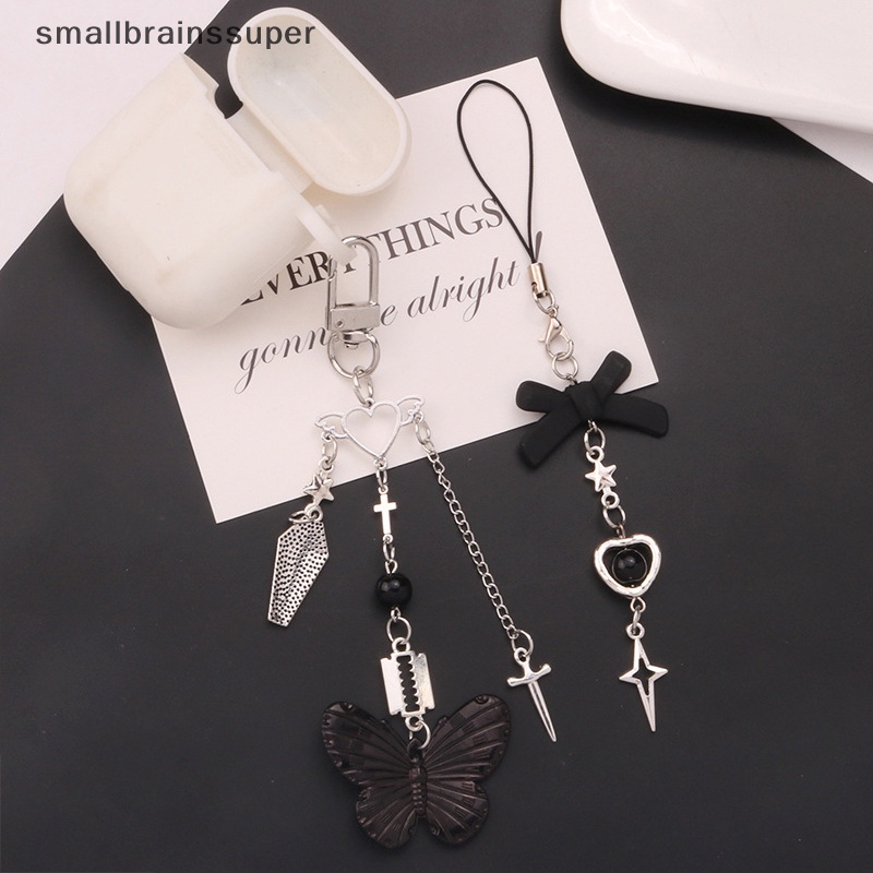 Smallbrainssuper Móc Chìa Khóa Treo Túi Xách / Tai Nghe Cá Tính Ngọt Ngào Sáng Tạo Ch SBS