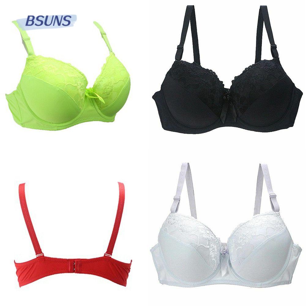 BSUNS Áo Lót Nâng Ngực Phối Ren Nhiều Đường May