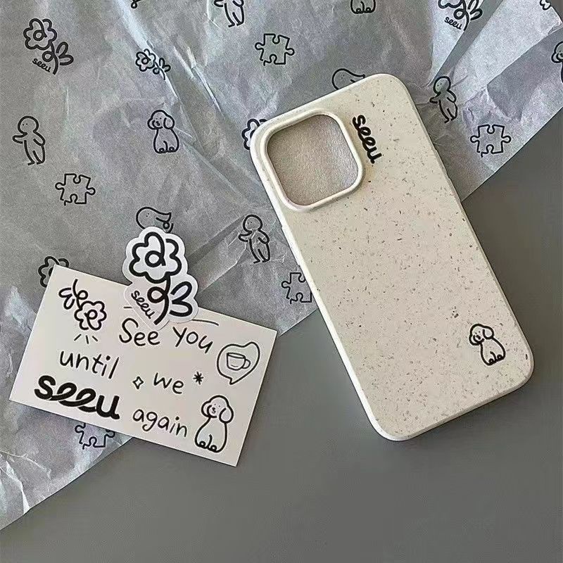 Ốp Điện Thoại Dẻo Họa Tiết Chú Chó Dễ Thương Cho Iphone13Promax OCW9 Mini 14 / 8plu127 6sxr