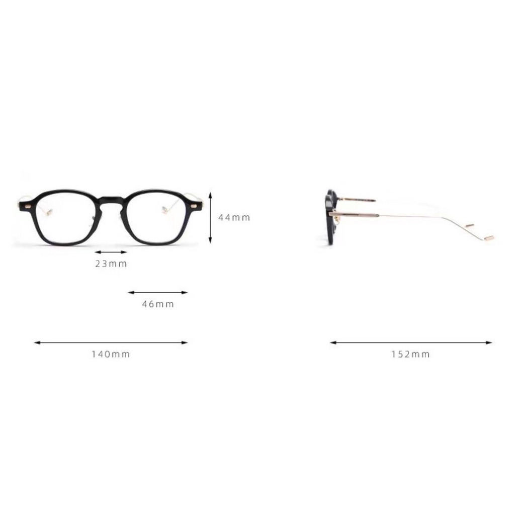 Little Red Book Kính Mát Hình Vuông Nhỏ Màu Vàng Siêu Nhẹ Chống Ánh Sáng Xanh Lam Phong Cách Haobing boutiqu Phong Cách Hàn Quốc Cho Nữ