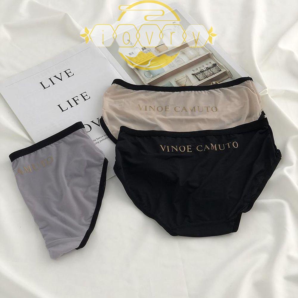 IVORY Quần Lót Cotton Lụa Lưng Vừa Quyến Rũ Cho Nữ