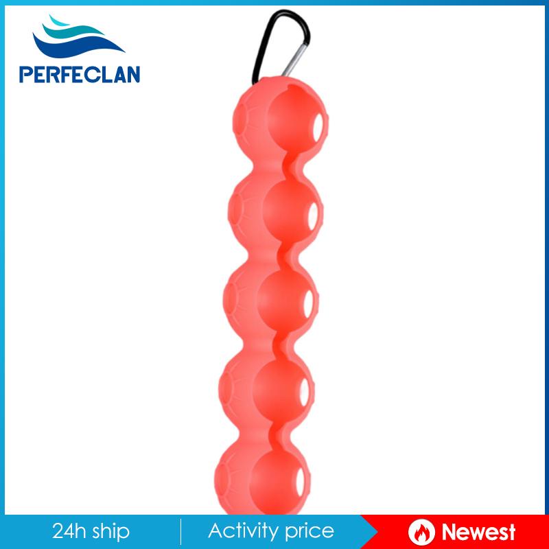 Túi Đựng 5 Quả Bóng Golf Bằng Silicone Kèm Kẹp Giữ Tiện Dụng