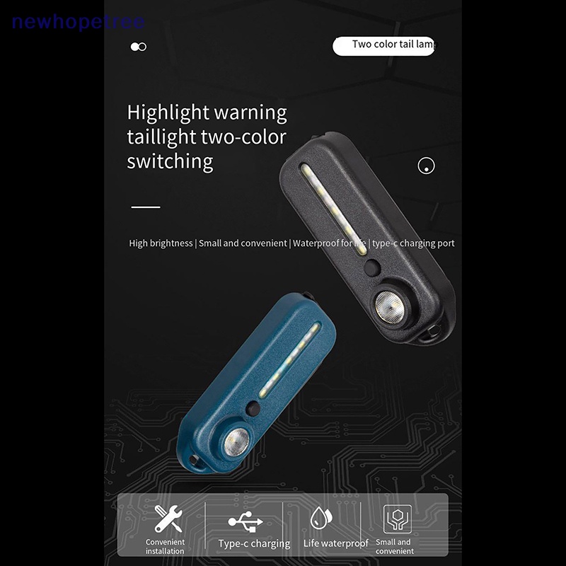 Đèn Pin LED Cảnh Báo An Toàn Cho Xe Đạp