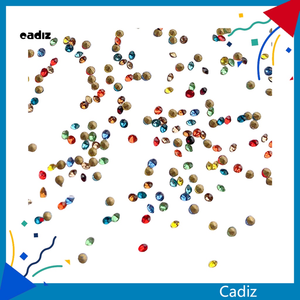 Túi 1440 Hạt Đá Tròn Nhỏ Lấp Lánh Dùng Trang Trí Móng Tay DIY