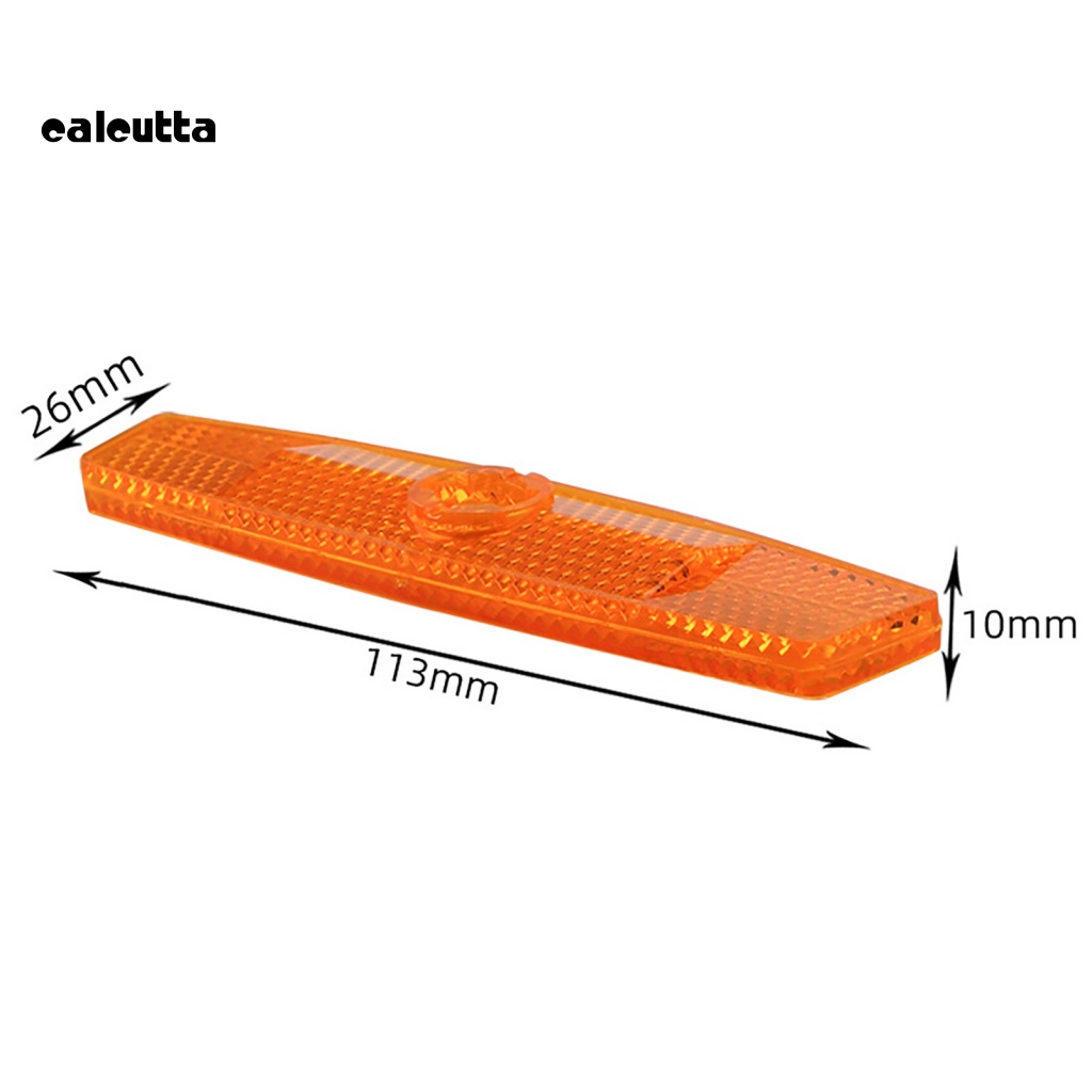 Tấm Phản Quang Cảnh Báo Viền Nhựa Độ Ổn Định Cao Chống Rỉ Sét Cho Xe Đạp