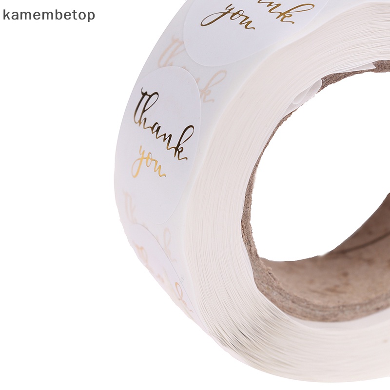 Cuộn 500 Nhãn Dán Tròn THANK YOU Trang Trí Sổ Tay Z n