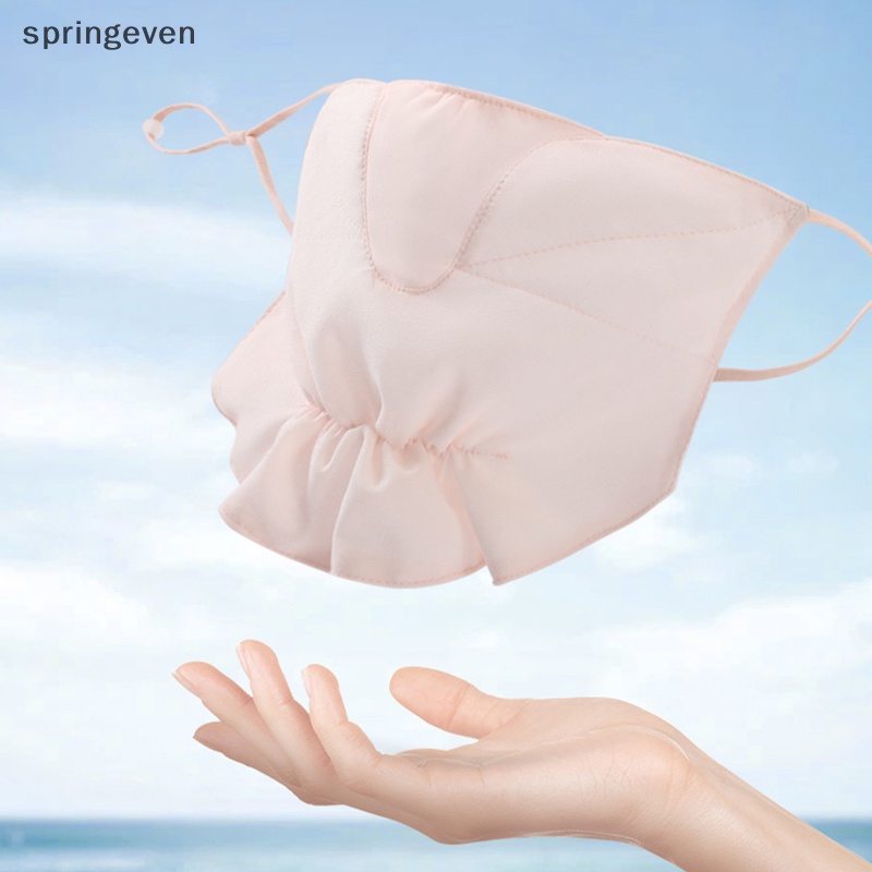 Khẩu Trang Lụa Lạnh Chống Tia uv Thoáng Khí Có Khóa Điều Chỉnh Được Dùng Khi Lái Xe / Leo Núi / Thể Thao Ngoài Trời