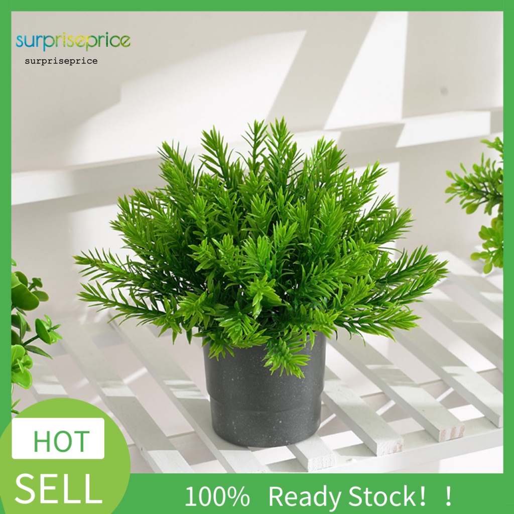 Chậu Cây Bonsai Nhân Tạo Bằng PVC Không Phai Màu Dùng Trang Trí Nhà Cửa