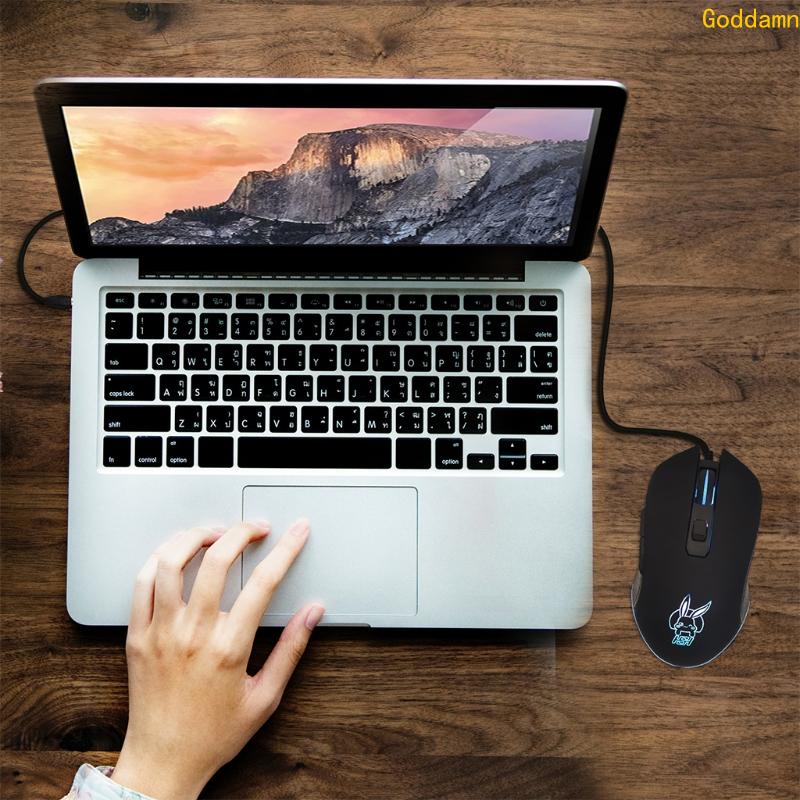 Chuột Quang Gaming GODD USB C Có Dây CắM Dễ NhấP NháY Cho Văn PhòNg Và Nhà Ở
