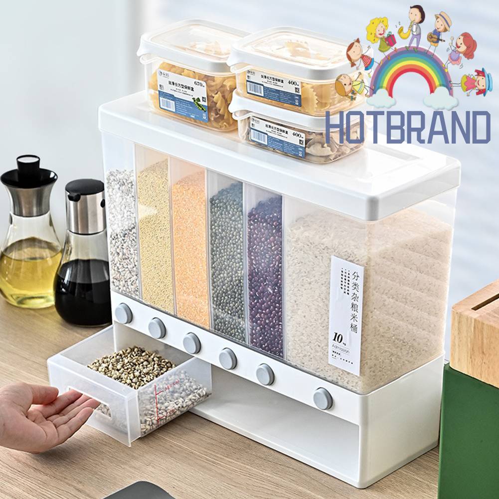 Hộp Đựng Thực Phẩm Ngũ Cốc 6 Ngăn Tiện Lợi