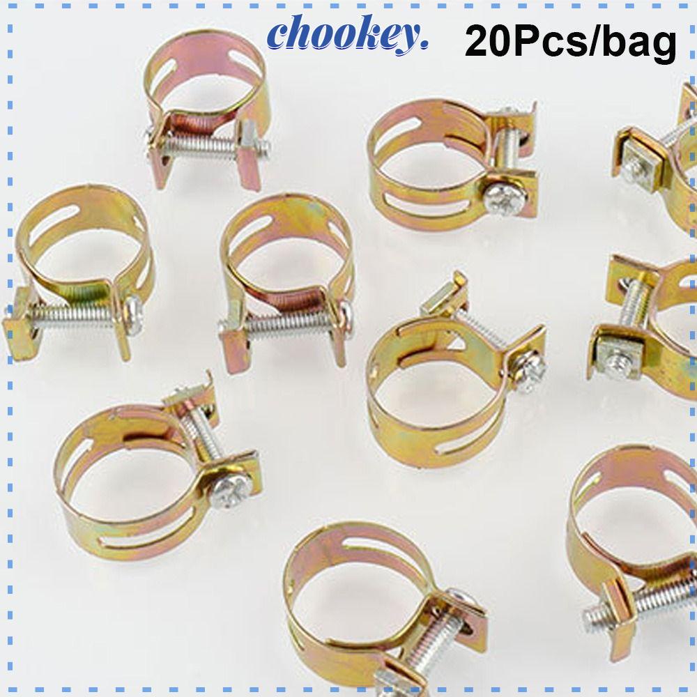 CHOOKEY Set 20 Kẹp Cố Định Ống Dẫn Điện Siêu Bền Tiện Dụng