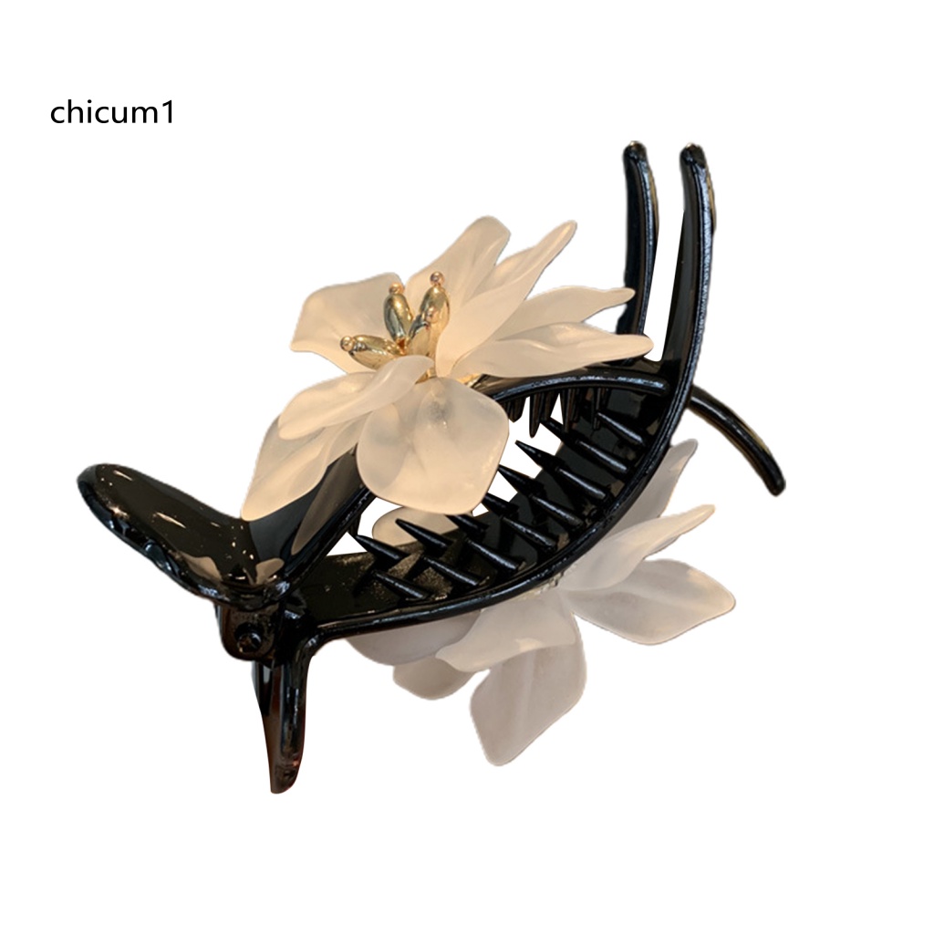 Kẹp Tóc Càng Cua Bằng Acrylic Màu Sắc Tươi Sáng Chống Rơi Phong Cách Hàn Quốc Cho Nữ