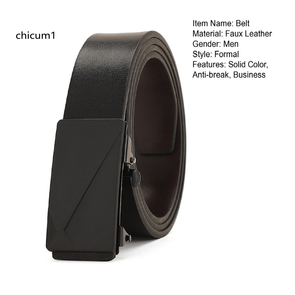 Thắt Lưng Giả Da Khóa Tự Động Đa Năng Dành Cho Nam