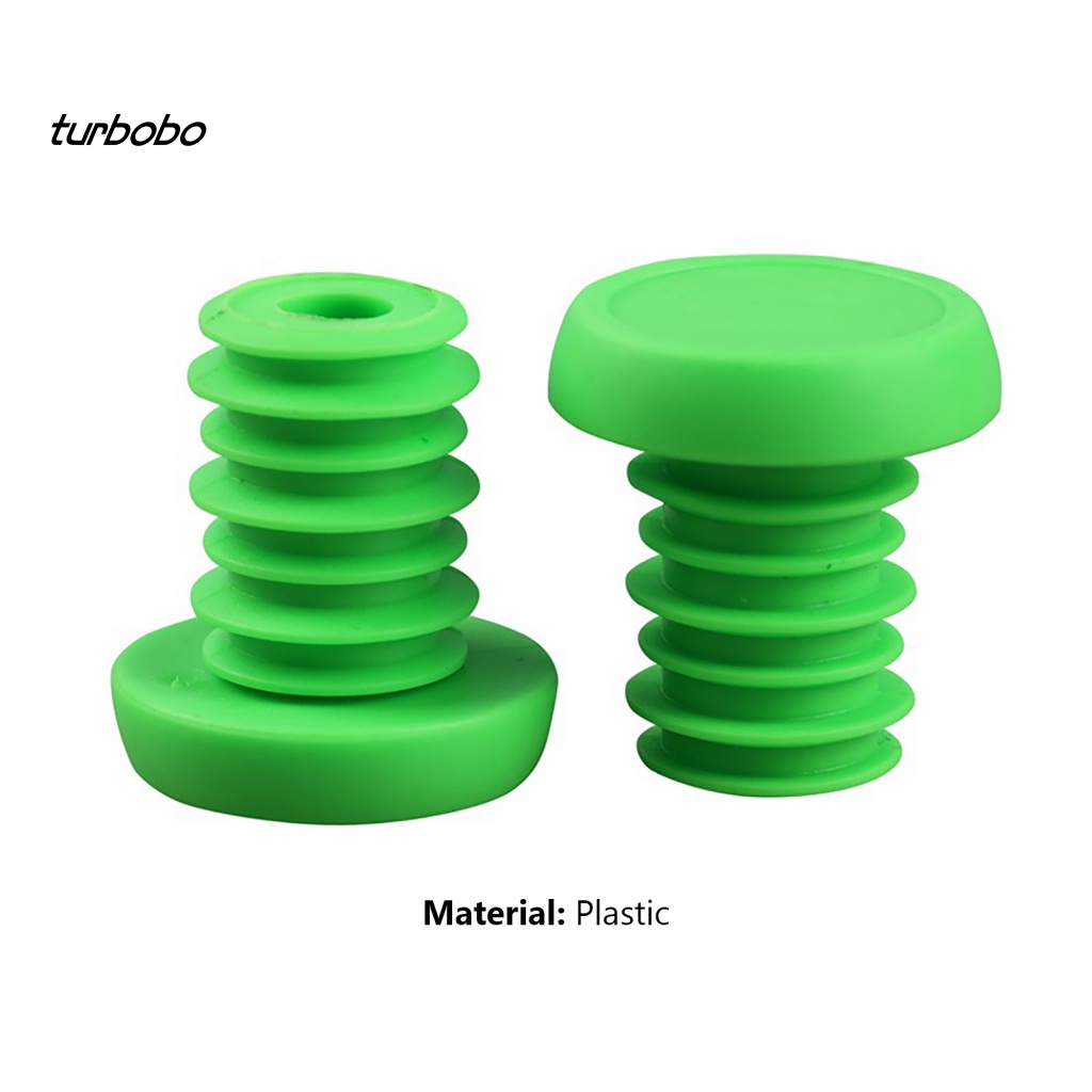 1 Cặp Nút Nhựa Bịt Đầu Chống Rung Màu Sắc Tươi Sáng Chống Mòn Cho Xe Đạp Leo Núi