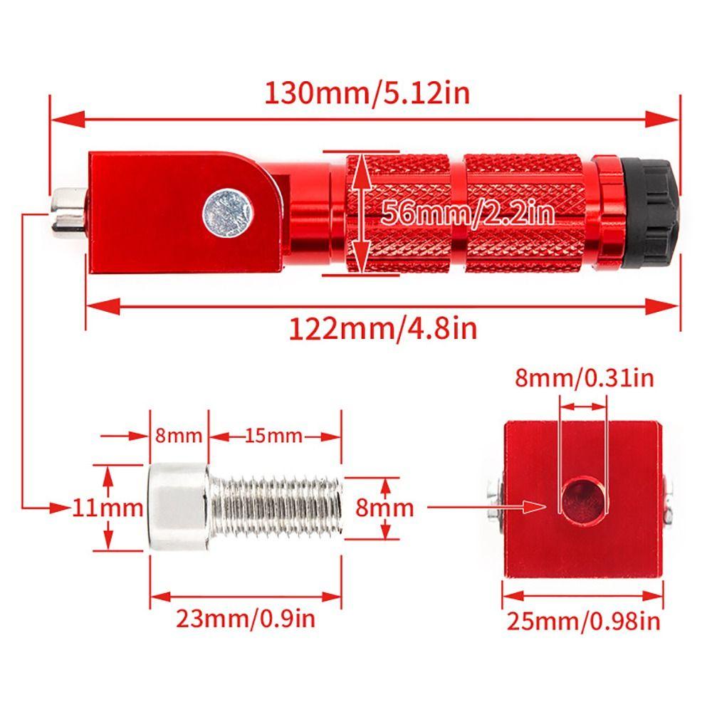 Suyo Bàn Đạp Bằng Hợp Kim Nhôm Siêu Nhẹ Thay Thế Chuyên Dụng Cho Xe Mô Tô