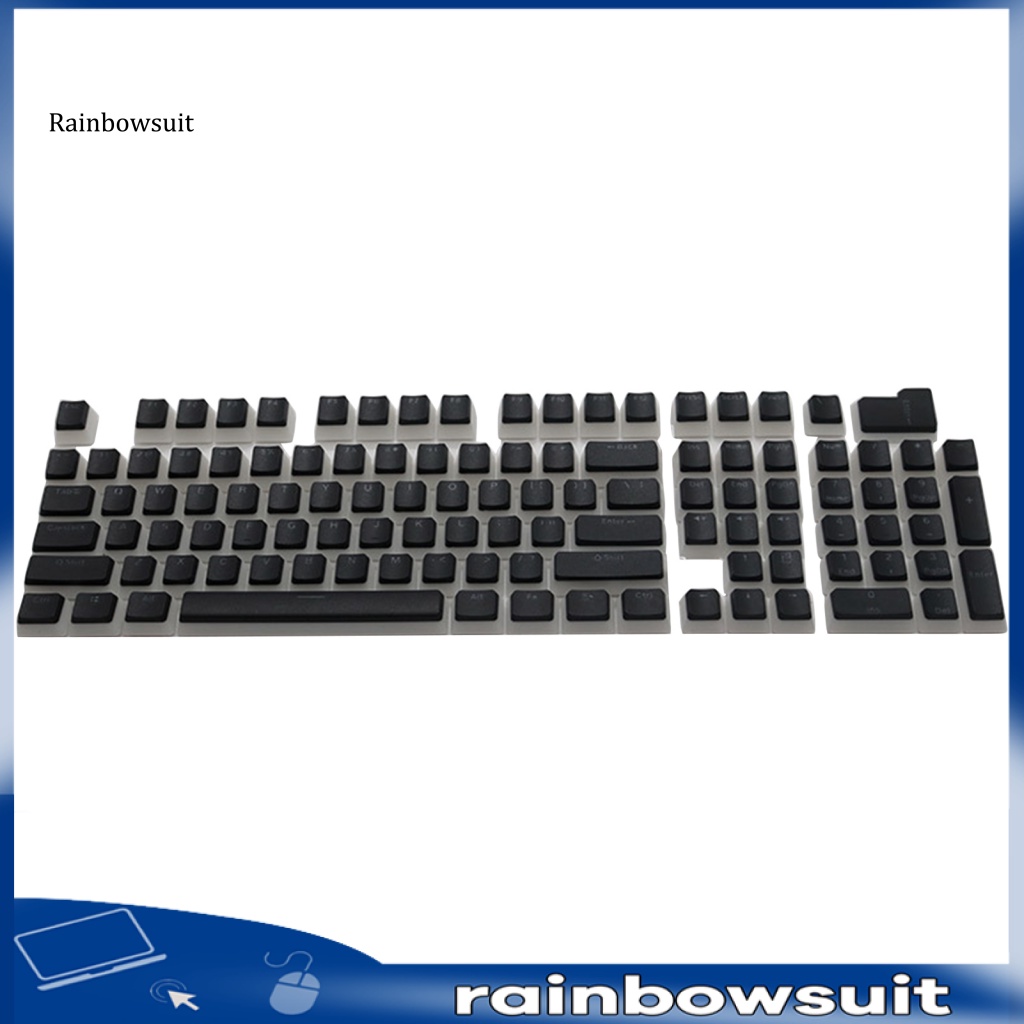 Set 104 Nắp Đậy Bàn Phím Cơ PBT Hình Bánh Pudding Đáng Yêu Chống Mài Mòn Cho PC