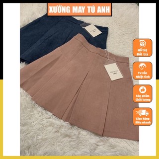 CHÂN VÁY DA LỘN XẾP LY QC LOẠI 1