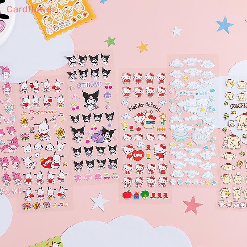 Miếng Dán Trang Trí Sổ Tay Hình Chó Mèo Dễ Thương DIY Mới