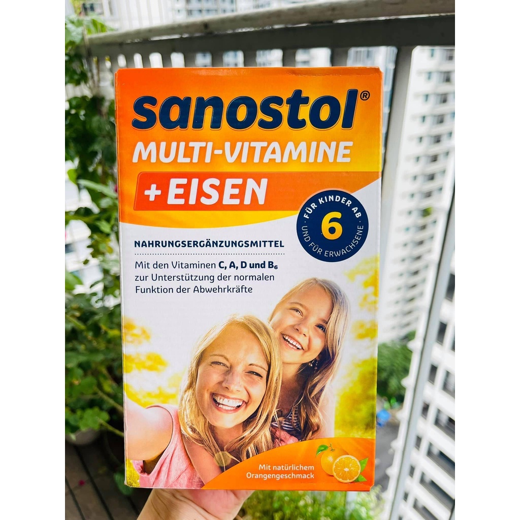 Vitamin tăng sức đề kháng cho bé Sanostol số 1,3,6 và Kẹo ngậm Sanostol của Đức cho bé từ 1 tuổi - Date mới nhất Đủ Bill