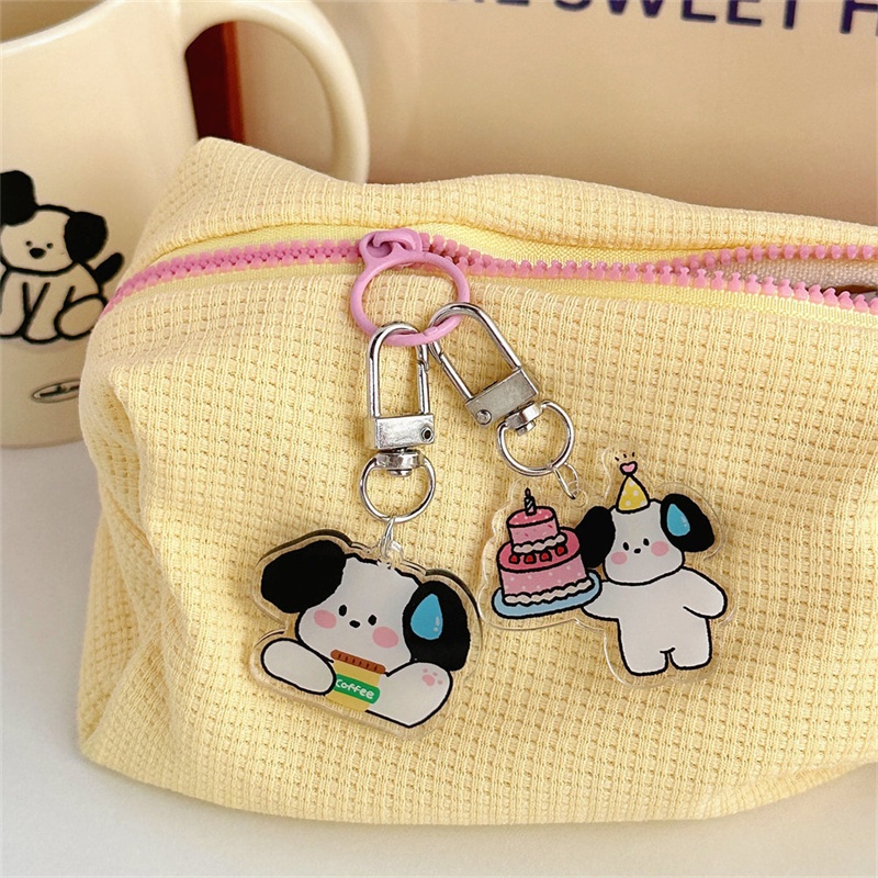 Hoạt Hình Dễ Thương Chó Móc Khóa Chữa Động Vật Móc Chìa Khóa Sáng Tạo Mèo Mặt Dây Chuyền Cho Xe Ô Tô Móc Khóa Túi Ví Phụ Kiện Tự Làm Quà Tặng Truing1