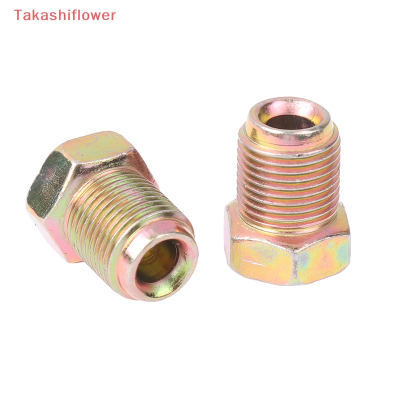 [TakashiflowerV] Bộ Đai Ốc Ống Xi Lanh M12mm X1mm Vàng Kết Nối Dây Phanh