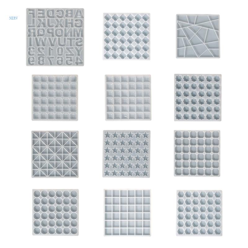 Khuôn Silicone Làm Đồ Trang Sức Nhựa Resin Hình Chữ Cái M DIY