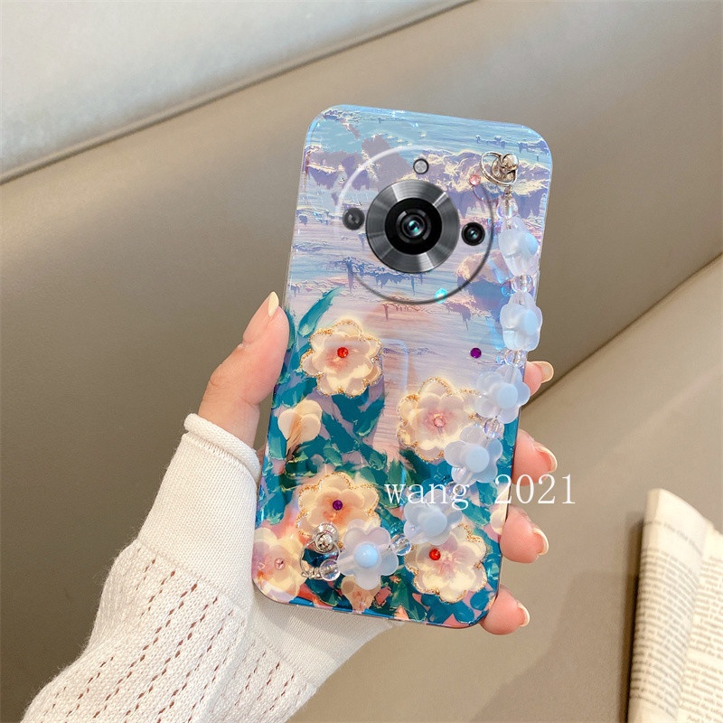 Ốp Điện Thoại Mềm Họa Tiết Tranh Sơn Dầu Ánh Xanh Cho Realme11 Pro Realme 11 Pro + Plus 5G 2023 Realme 11 Pro 5G