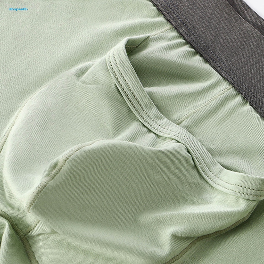 Quần Lót Chữ U Lồi Co Giãn Ghép Màu Sắc Đơn Giản Cho Nam