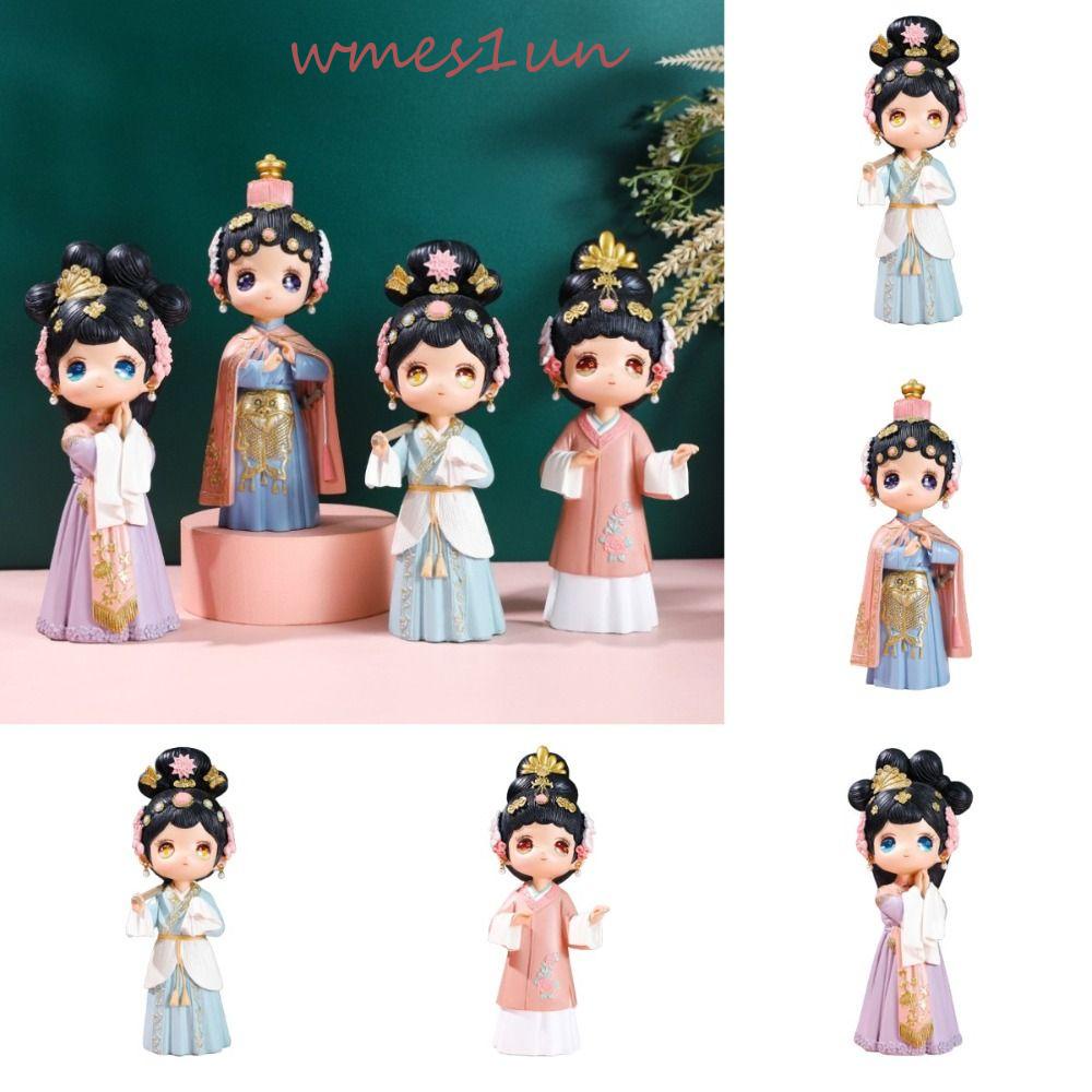 WMES15H Mô Hình Nhân Vật Hát Opera Truyền Thống Bằng Nhựa Resin Thủ Công Trang Trí Nhà Cửa