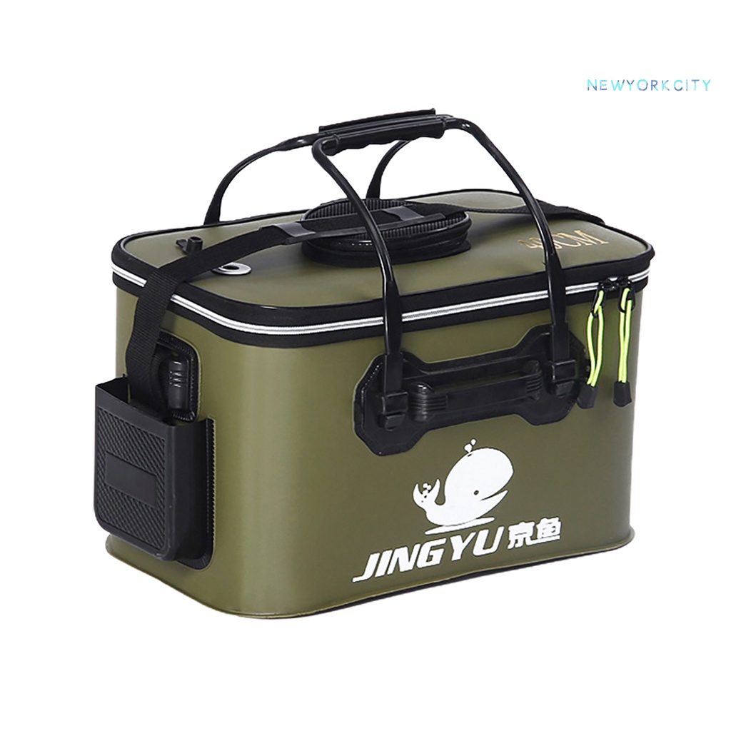 Hộp Đựng Đồ Dùng Câu Cá Chống Thấm Nước Bằng EVA Có Khóa Kéo Tiện Dụng Mang Theo Cắm Trại