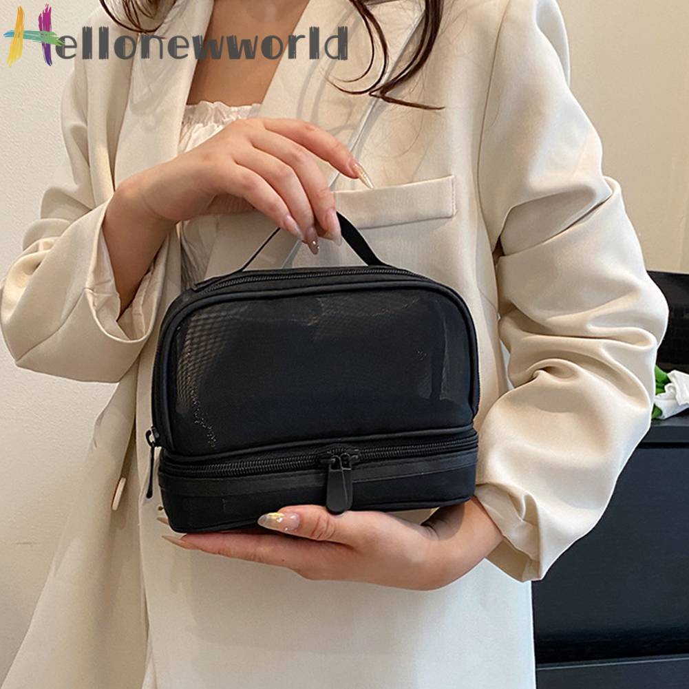 Túi Lưới Nylon Đựng Mỹ Phẩm Tiết Kiệm Không Gian Tiện Dụng Cho Gia Đình / Văn Phòng