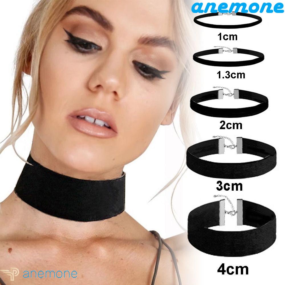 ANEMONE Vòng Cổ Dây Xích Phong Cách Punk Rock Hàn Quốc Thời Trang Cho Nữ