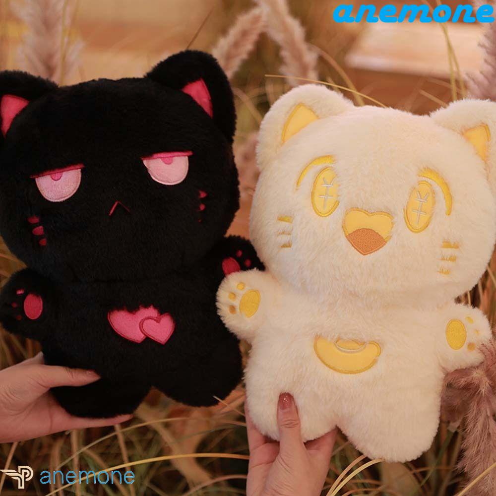 ANEMONE Đồ chơi nhồi bông Hình Mèo Mềm Mại Trang Trí Nhà Cửa