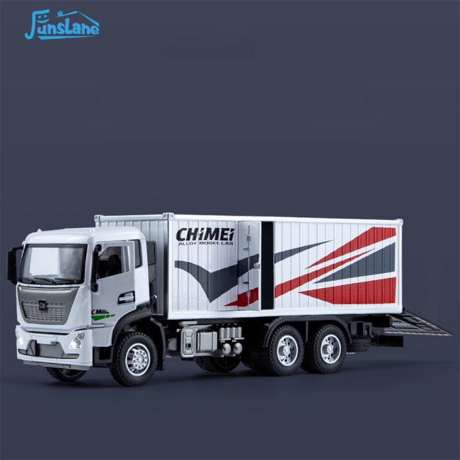 Mô Hình Xe Container Bằng Hợp Kim Có Đèn Và Âm Thanh Tỉ Lệ 1: 32