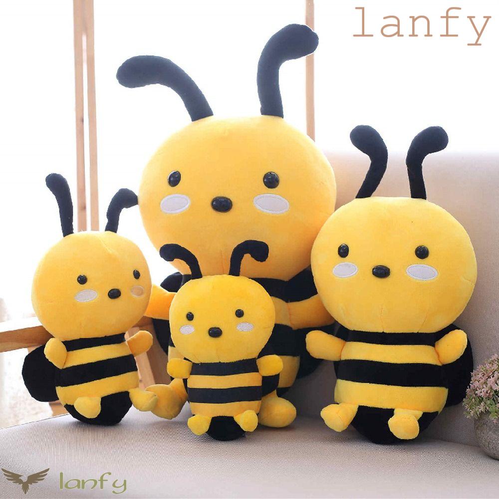 LANFY Chú Ong Nhồi Bông Mềm Mại Đáng Yêu Trang Trí Nhà Cửa