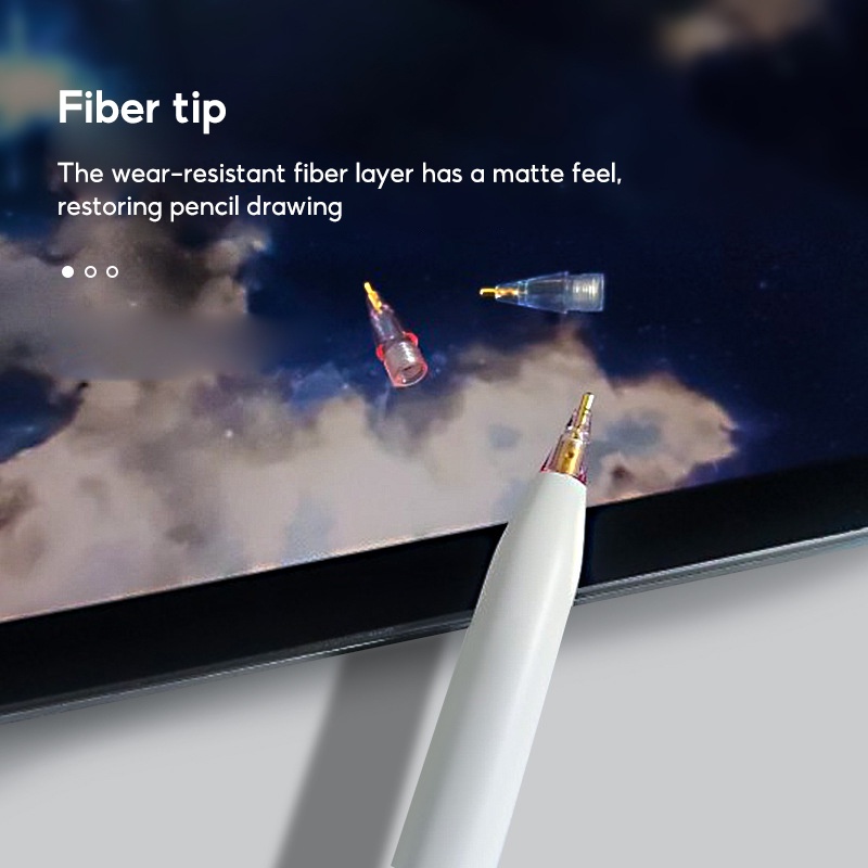 TBTIC Đầu Thay Thế Cho Bút Cảm Ứng Apple Pencil Thế Hệ 1 2 3.0 4.0 Màu Trong Suốt