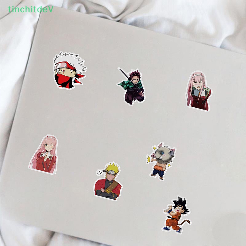 [TinchitdeV] Bộ 50 Miếng Dán Anime Graffiti Cho Laptop Ván Trượt [Mới]