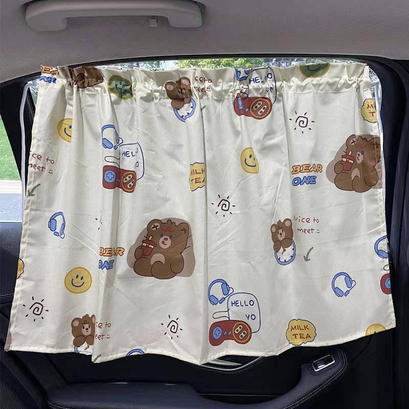 Suction Car Window Sunshade Magnetic Suction Baby Perambulator inside Window Car Sun Protection Curtain tOXX