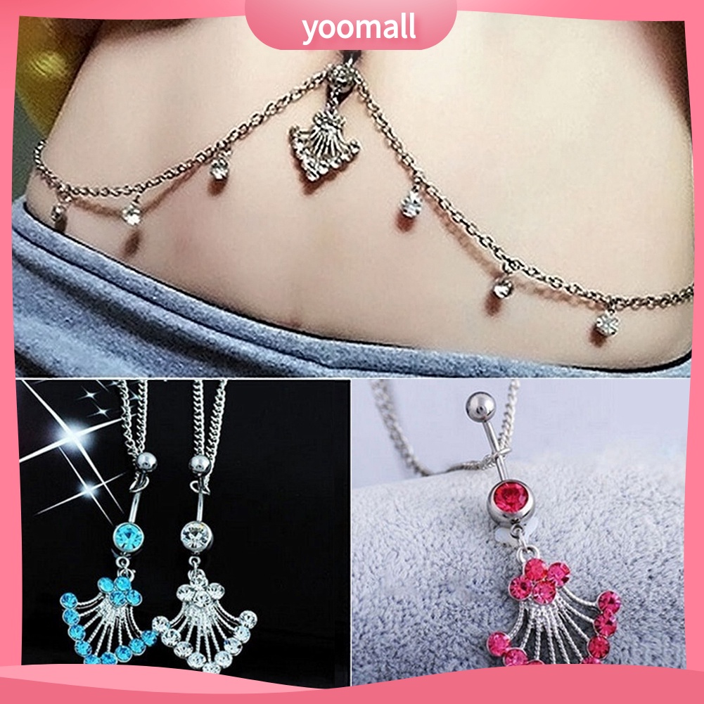 Khuyên Rốn Đính Đá Quyến Rũ Cho Nữ