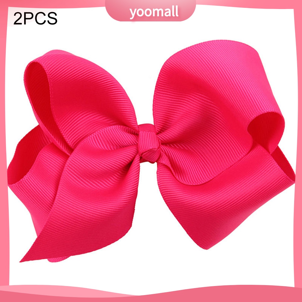 Set 2 Kẹp Tóc Hình Nơ Xinh Xắn Cho Bé Gái