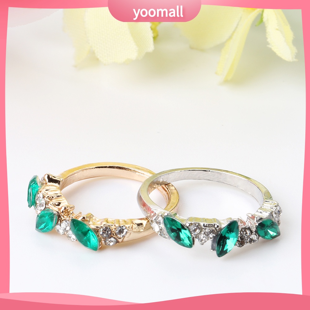 Nhẫn Đính Đá Thời Trang Phong Cách Vintage Dành Cho Nữ