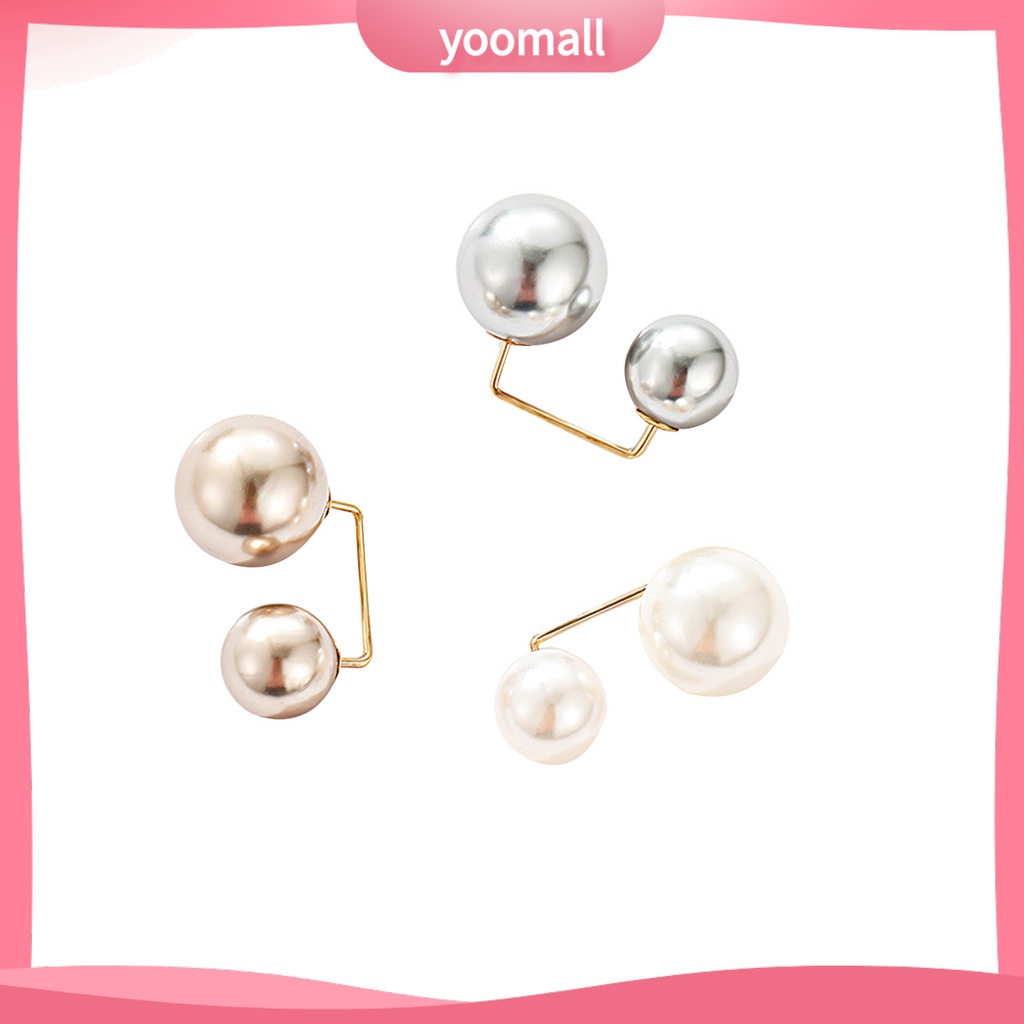 Set 3 Ghim Cài Áo Đính Ngọc Trai Nhân Tạo Thời Trang