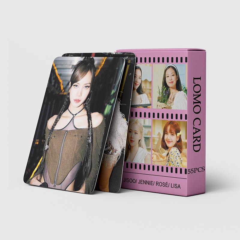 BLACKPINK Card Set 55 Tấm Thẻ Ảnh Kpop Lomo Card Hình Nhóm Nhạc