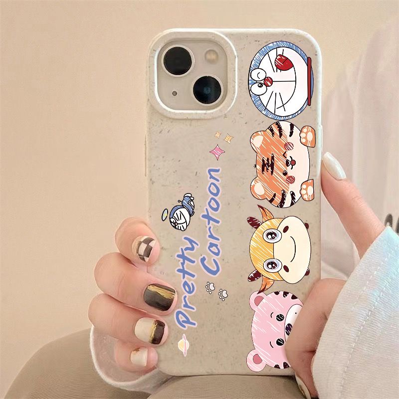 Ốp Điện Thoại Mềm Chống Sốc In Hình Hổ Đơn Giản Cho Iphone 13 711plus8 14Pro 12 Q