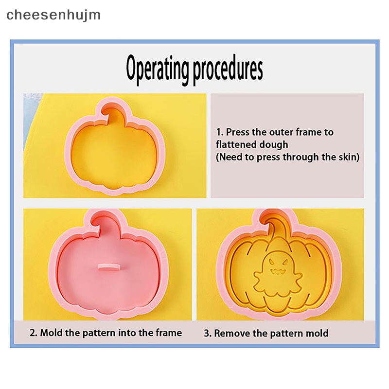 Set 10 Khuôn Cắt Bánh Quy Phong Cách Halloween Ấn Tượng